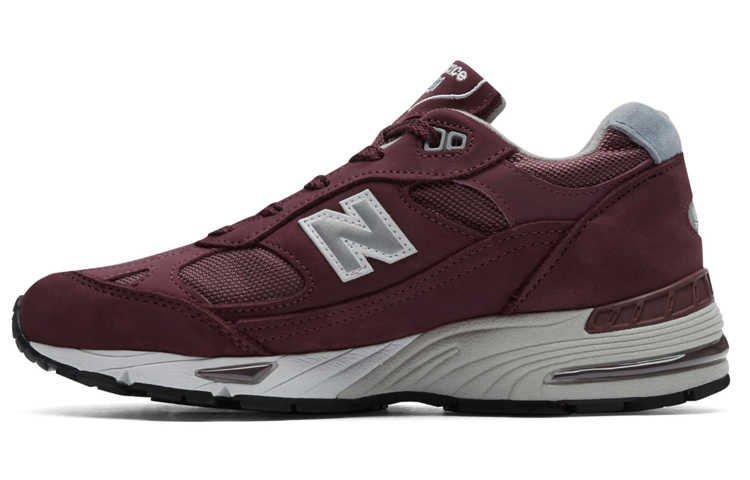 Buy (W) New Balance 991 Buatan Inggris 'Burgundy' W991BBL