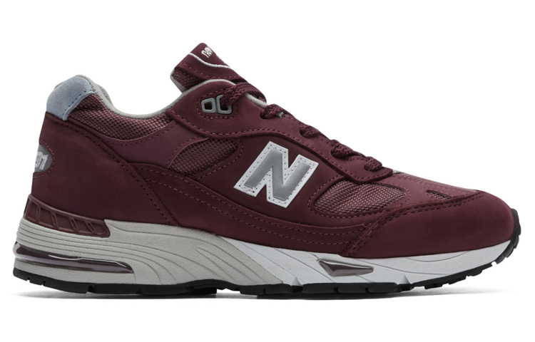 Order (W) New Balance 991 Buatan Inggris 'Burgundy' W991BBL