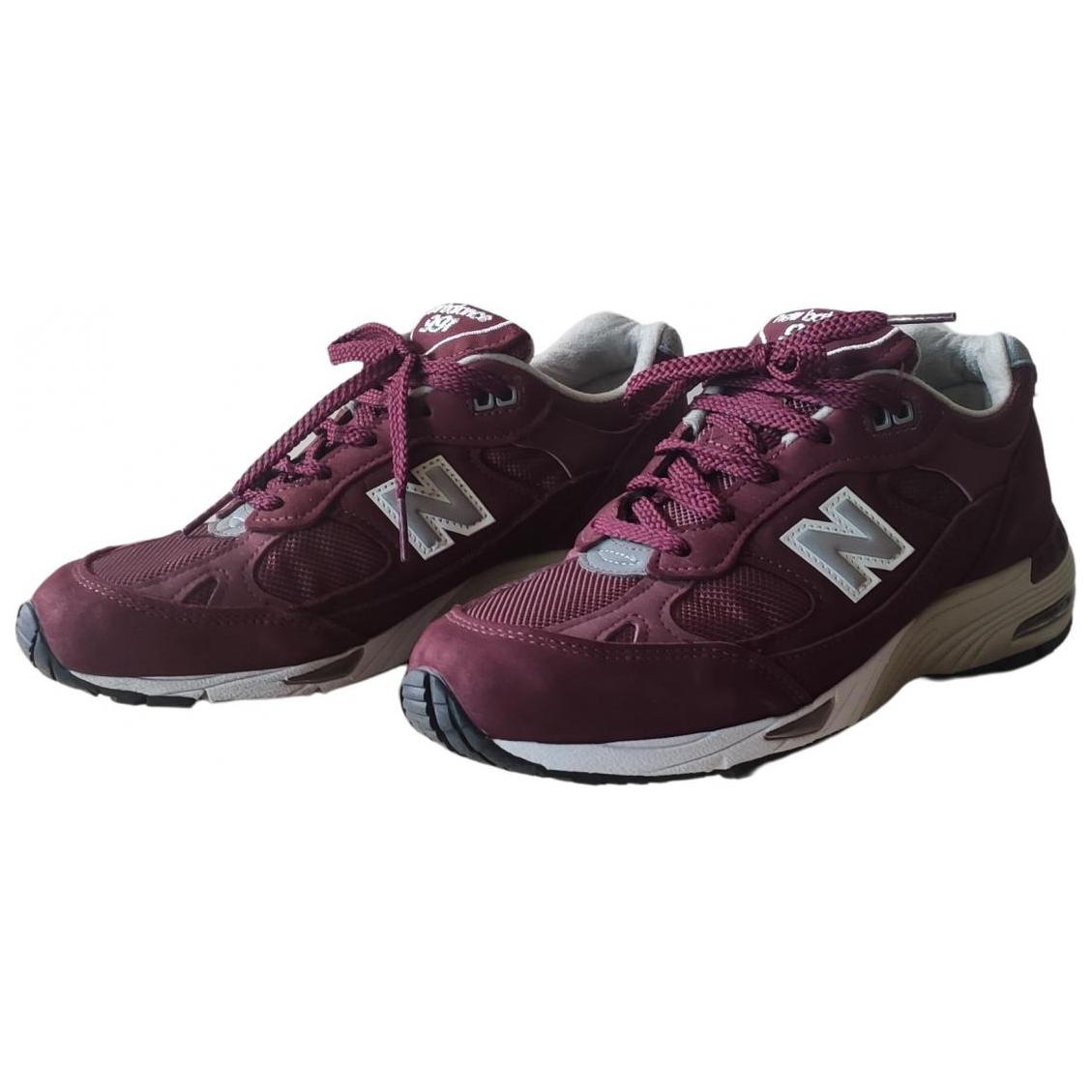 Lookbook (W) New Balance 991 Buatan Inggris 'Burgundy' W991BBL
