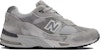 (W) New Balance 991 Buatan England 'Kelabu Pudar' W991PRT