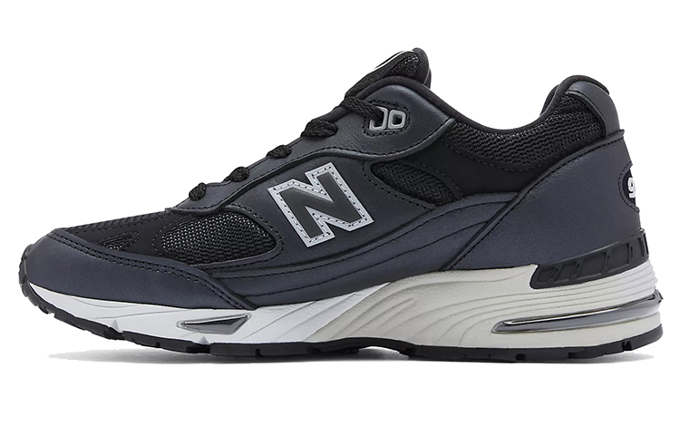 (Women) New Balance 991 Series Black/Blue W991MET