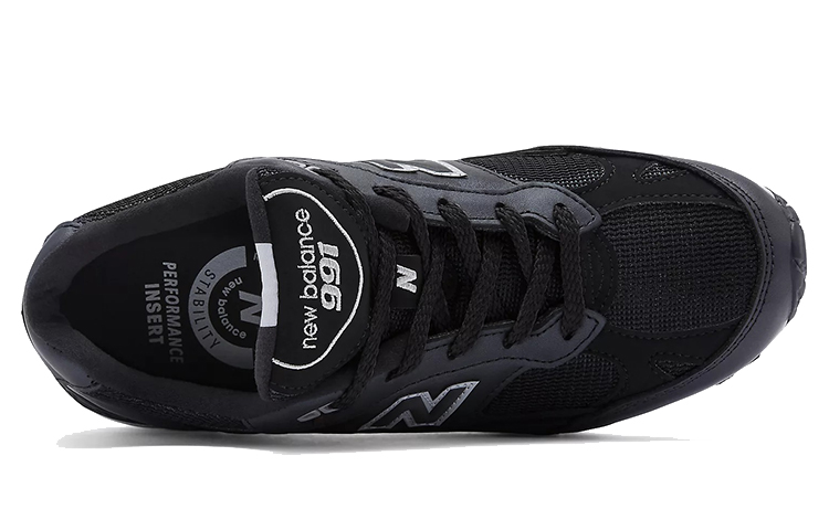 Lookbook New Balance NB 991 低幫 跑步鞋 女款 黑藍