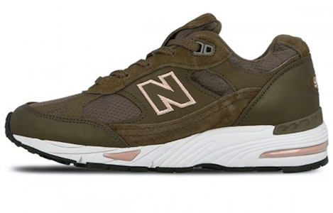 (W) Zapatillas New Balance 991 Serie Verde Oliva W991SMK Buy (W) Zapatillas New Balance 991 Serie Verde Oliva W991SMK