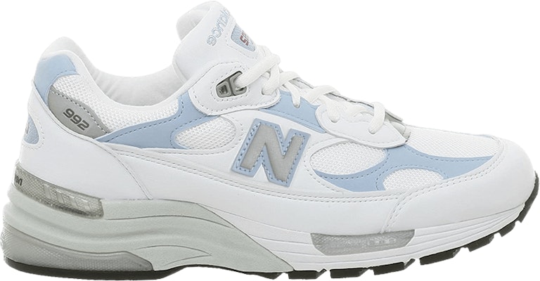 (Women) New Balance 992 Made in USA 2E Wide 'White Sky Blue' W992BW-2E Buy (Women) New Balance 992 Made in USA 2E Wide 'White Sky Blue' W992BW-2E