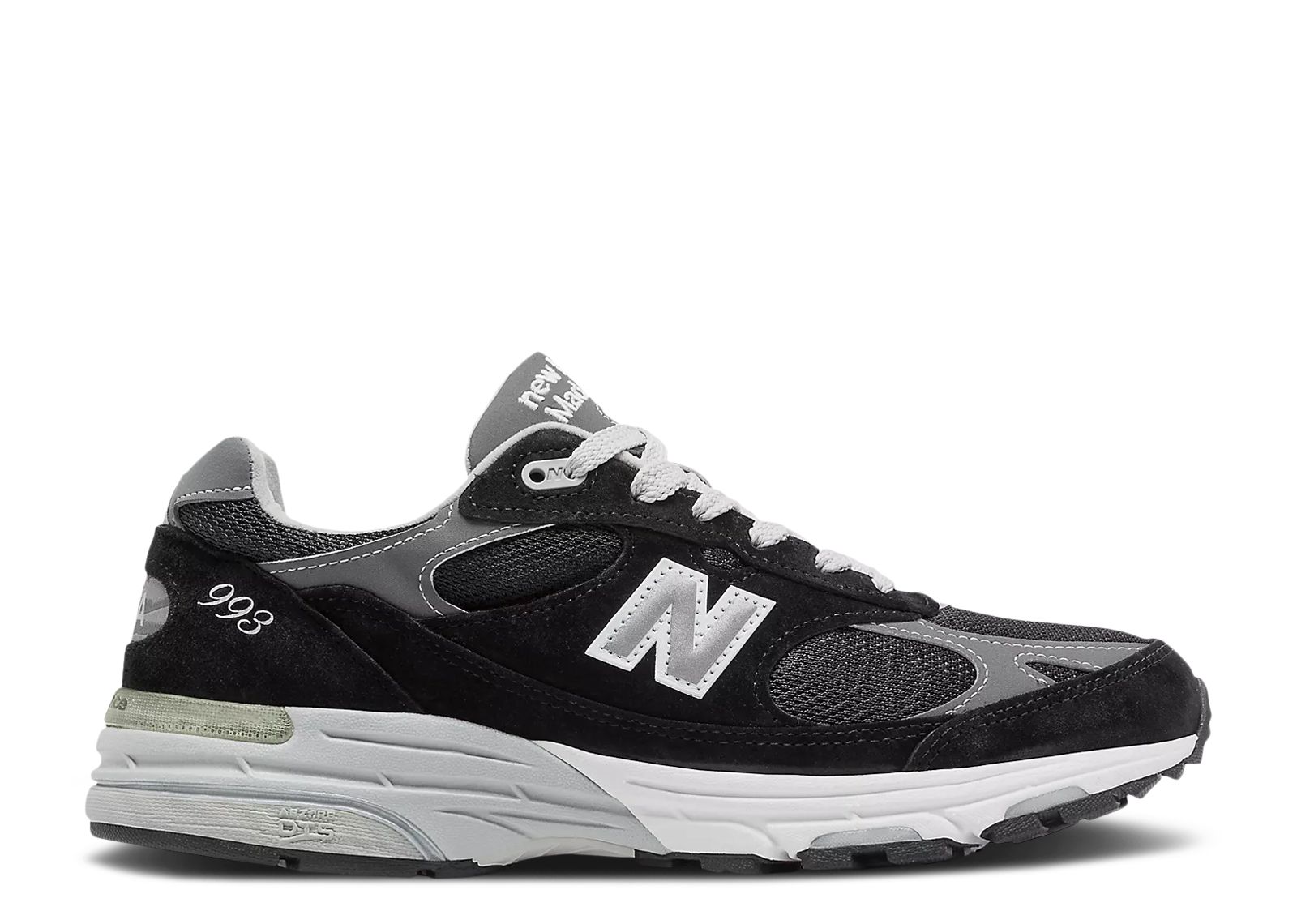 (Women) New Balance 993 Made In USA 2E Wide 'Black Grey' WR993BK-2E