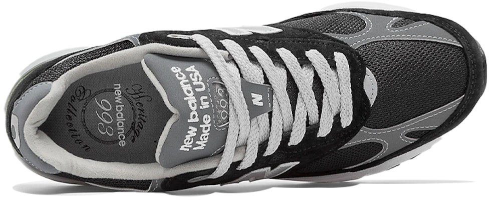 (W) New Balance 993 Buatan USA 'Hitam Kelabu' WR993BK Lookbook (W) New Balance 993 Buatan USA 'Hitam Kelabu' WR993BK