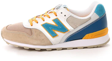(Women) New Balance 996 Low-Top 'Beige White Teal' WR996HK (Women) New Balance 996 Low-Top 'Beige White Teal' WR996HK