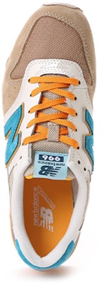 (W) New Balance 996 Low-Top 'Beige Putih Teal' WR996HK Lookbook (W) New Balance 996 Low-Top 'Beige Putih Teal' WR996HK