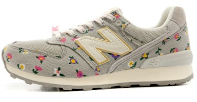 New Balance 996系列 花卉 復古休閒風 低幫跑步鞋 女款 灰紅黃拼色 Buy New Balance 996系列 花卉 復古休閒風 低幫跑步鞋 女款 灰紅黃拼色