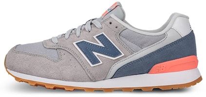 (Women) New Balance 996 Sneakers 'Grey Blue Neon Orange' WR996MNK