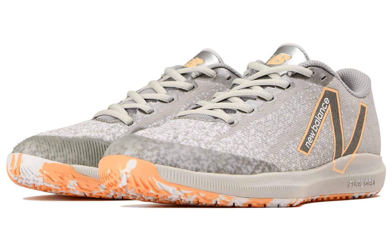 Lookbook New Balance NB 996 v4.5 FuelCell 紅土場地 防滑耐磨透氣 低筒 網球鞋 女款 米灰色