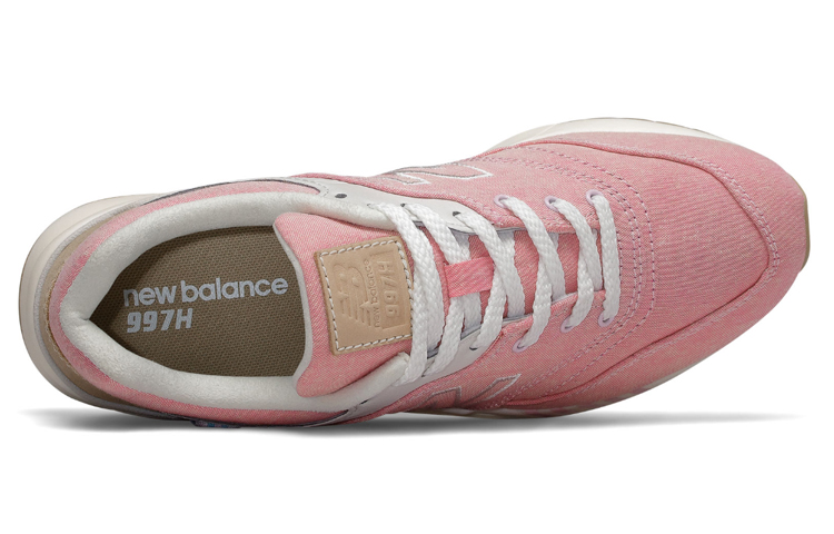 Lookbook New Balance NB 997H 低筒 跑步鞋 女款 粉色 B寬