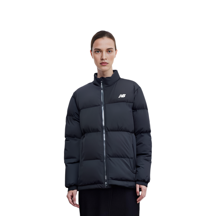 Purchase (W) 新百伦 黑色高领拉链长袖羽绒服 AWJ34303-BK