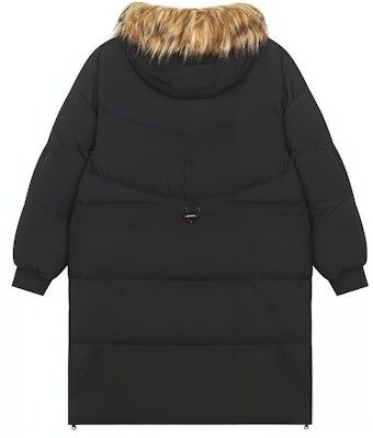 (W) 뉴발란스 블랙 로고 퍼 트림 다운 후드 재킷. AWJ14354-BK Lookbook (W) 뉴발란스 블랙 로고 퍼 트림 다운 후드 재킷. AWJ14354-BK