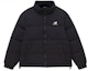 Order (W) 뉴발란스 블랙 로고 패딩 자켓 스탠드 칼라와 지퍼. AWJ24317-BK