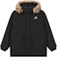 Order (Women) New Balance Black Long Down Jacket with Hidden Zipper & Logo. AWJ23330-BK