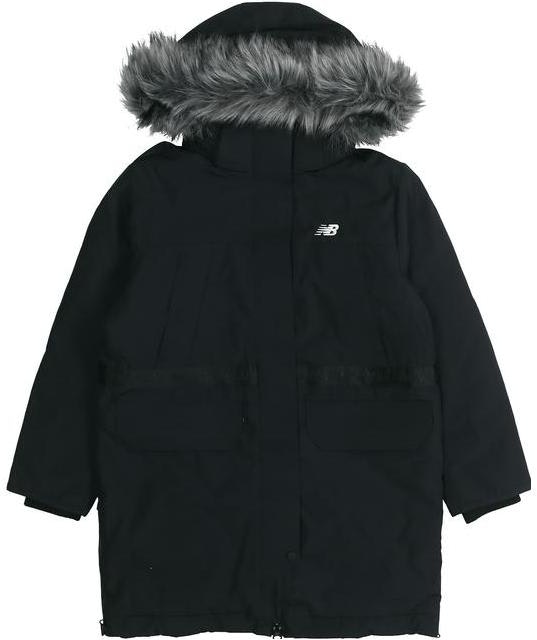 women-new-balance-black-puffer-jacket-with-logo-print-and-zipper-hoodie-np-943092-bk