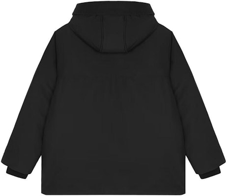 (W) 新百伦黑色带Logo印花拉链口袋羽绒夹克. AWJ24304-BK Lookbook (W) 新百伦黑色带Logo印花拉链口袋羽绒夹克. AWJ24304-BK