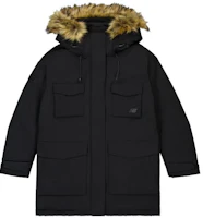 Order (Women) New Balance Black Solid Color Hooded Zipper Down Jacket NPD44152-BK