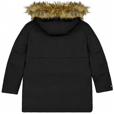 (W) New Balance 黑色纯色连帽拉链羽绒夹克 NPD44152-BK Lookbook (W) New Balance 黑色纯色连帽拉链羽绒夹克 NPD44152-BK