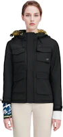 Purchase (Women) New Balance Black Solid Color Hooded Zipper Down Jacket NPD44152-BK