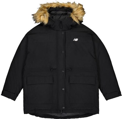 (W) Chaqueta acolchada con capucha negra de manga larga New Balance. AWJ33325-BK Buy (W) Chaqueta acolchada con capucha negra de manga larga New Balance. AWJ33325-BK