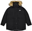 Buy (W) Chaqueta acolchada con capucha negra de manga larga New Balance. AWJ33325-BK