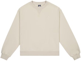 (Women) New Balance Casual Khaki Crewneck Knit Pullover Sweatshirt. WT41500-LIN (Women) New Balance Casual Khaki Crewneck Knit Pullover Sweatshirt. WT41500-LIN