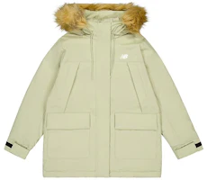 Order (Women) New Balance Green Windproof Hooded Down Jacket. AWJ34305-FUG