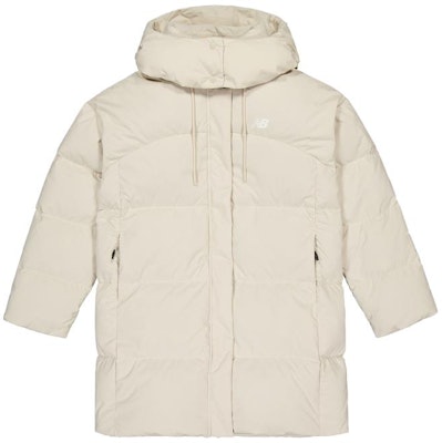 (W) ニューバランス カーキ フード付き ダウンジャケット ソリッドカラー デザイン NPD48112-LBE Buy (W) ニューバランス カーキ フード付き ダウンジャケット ソリッドカラー デザイン NPD48112-LBE