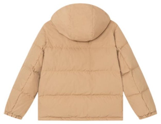 (Women) New Balance Khaki Logo Print Hooded Windproof Down Jacket. 5PC44172-BEI Lookbook (Women) New Balance Khaki Logo Print Hooded Windproof Down Jacket. 5PC44172-BEI