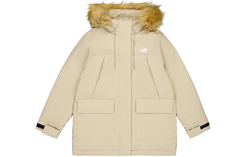 Order (W) ニューバランス カーキ 防風フード付き中綿ジャケット. AWJ34305-SOT