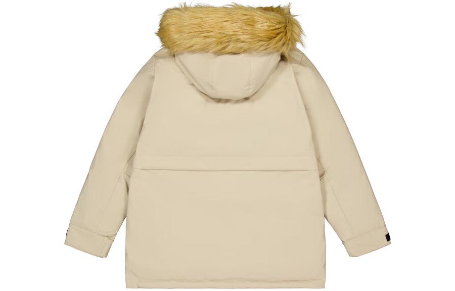 Lookbook (W) ニューバランス カーキ 防風フード付き中綿ジャケット. AWJ34305-SOT