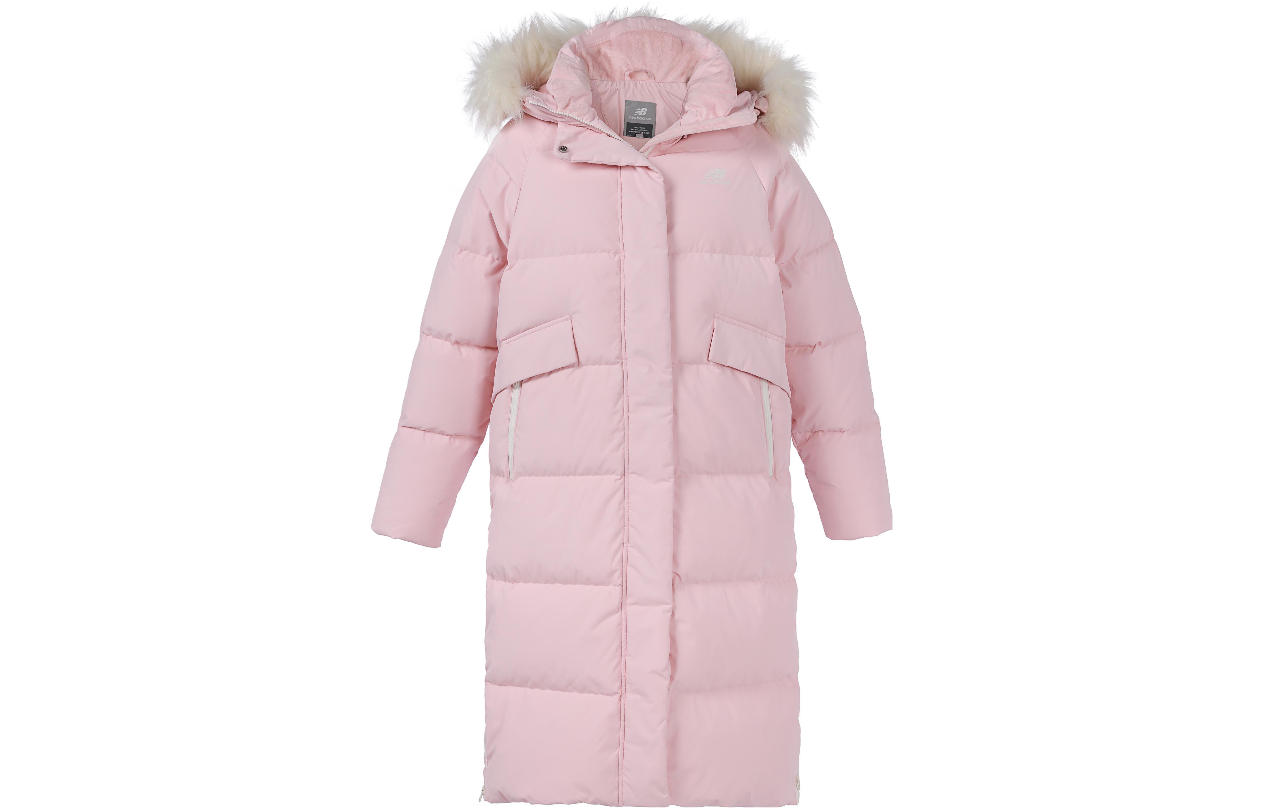 (Women) New Balance  Long Down Jacket Pink Winter Casual Sportswear. NPA46032-PKZ