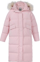 (Women) New Balance Long Down Jacket Pink Winter Casual Sportswear. NPA46032-PKZ (Women) New Balance Long Down Jacket Pink Winter Casual Sportswear. NPA46032-PKZ