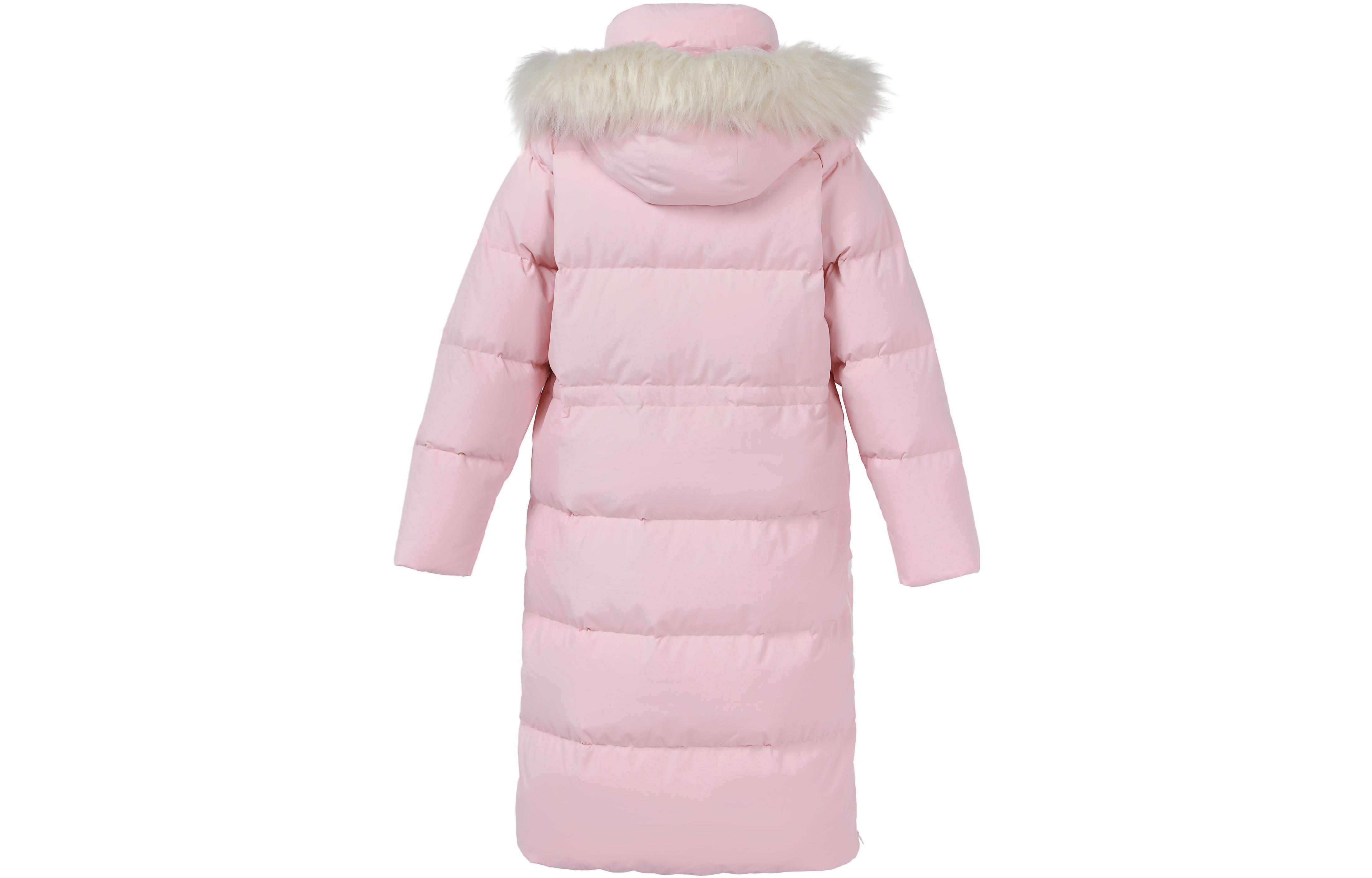 Lookbook (W) 新百伦粉色长款羽绒服冬季休闲运动服装. NPA46032-PKZ