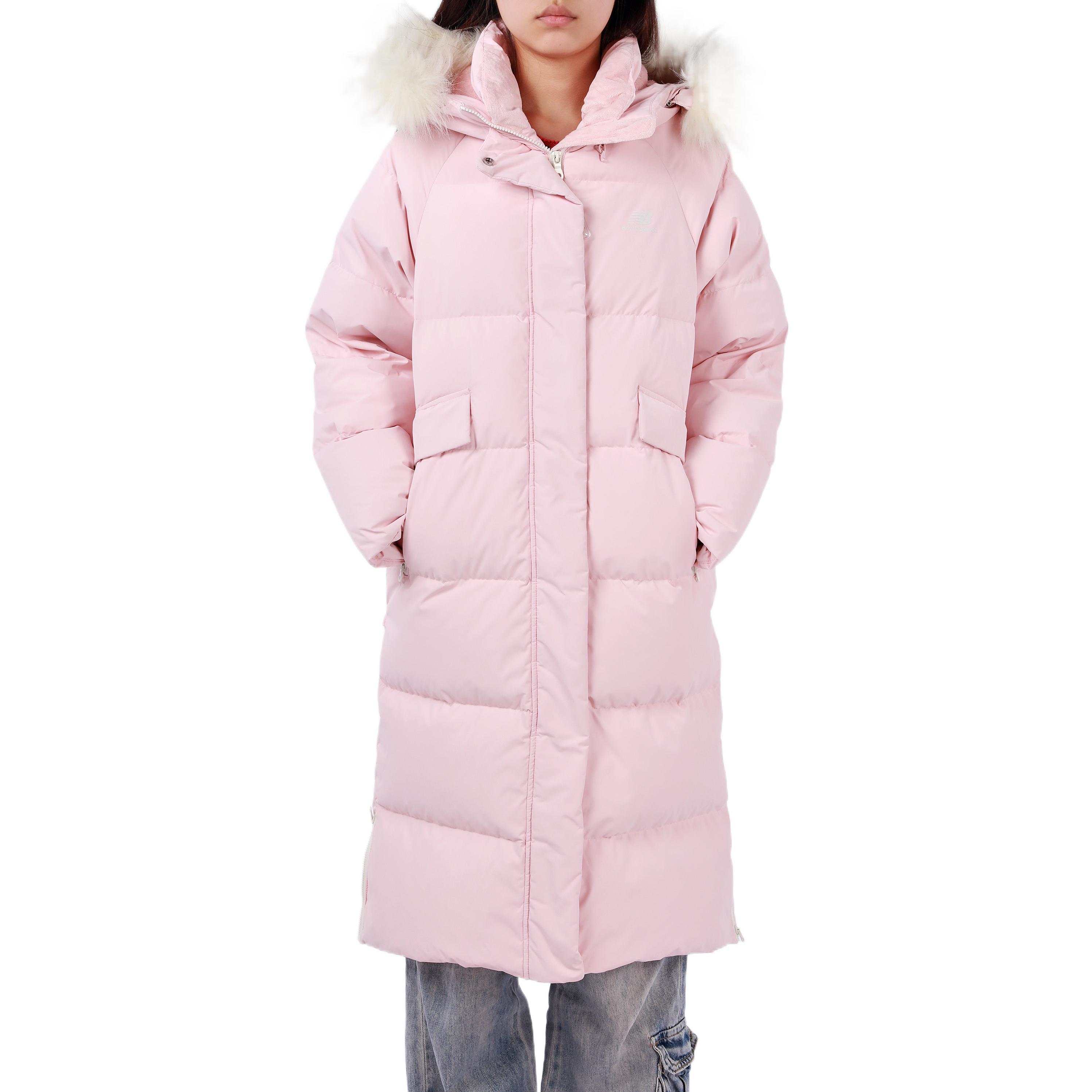 Shop (W) 新百伦粉色长款羽绒服冬季休闲运动服装. NPA46032-PKZ