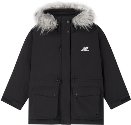 (W) New Balance Jaket Panjang Puffer Berhud Hitam AWJ24305-BK Buy (W) New Balance Jaket Panjang Puffer Berhud Hitam AWJ24305-BK