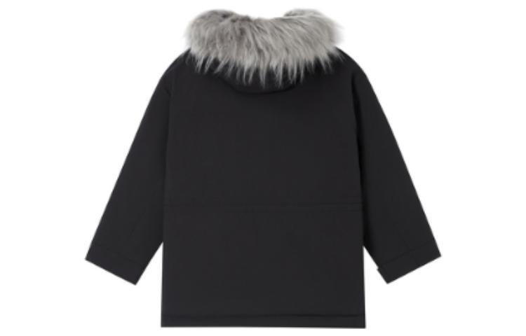 Lookbook (W) New Balance Jaket Panjang Puffer Berhud Hitam AWJ24305-BK