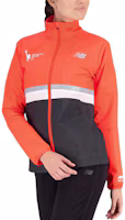 (Women) New Balance Retro Logo Print Woven Jacket Black WJ23200M-BK (Women) New Balance Retro Logo Print Woven Jacket Black WJ23200M-BK