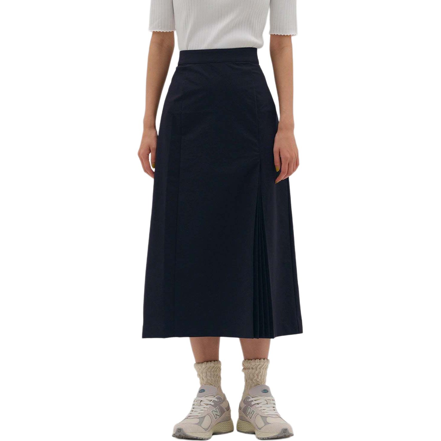 Shop (Women) New Balance  Solid Color Casual Comfortable Maxi Dress Black AWK45001-NV