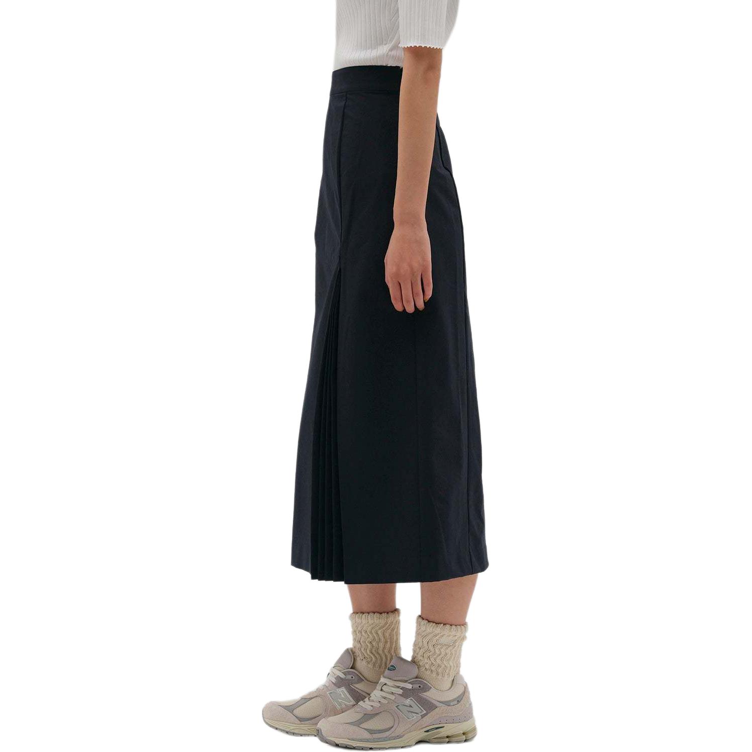 Details for (Women) New Balance  Solid Color Casual Comfortable Maxi Dress Black AWK45001-NV