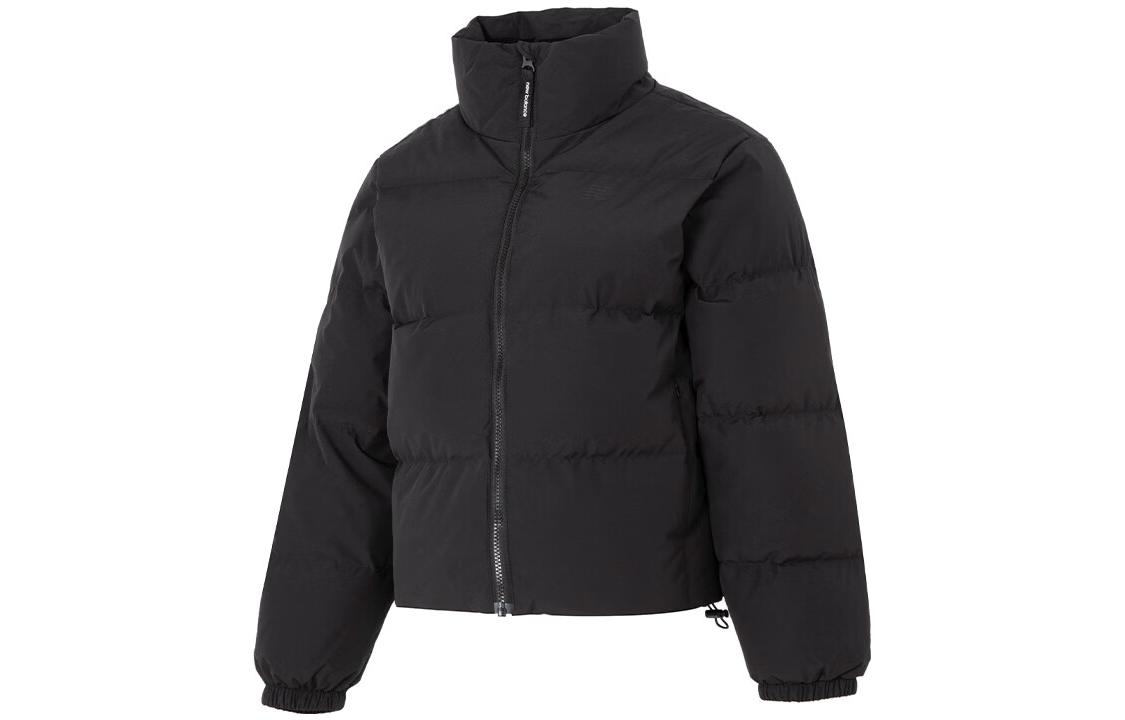 (Women) New Balance  Solid Color Windproof Warm Puffer Down Jacket NPD4E152-BK