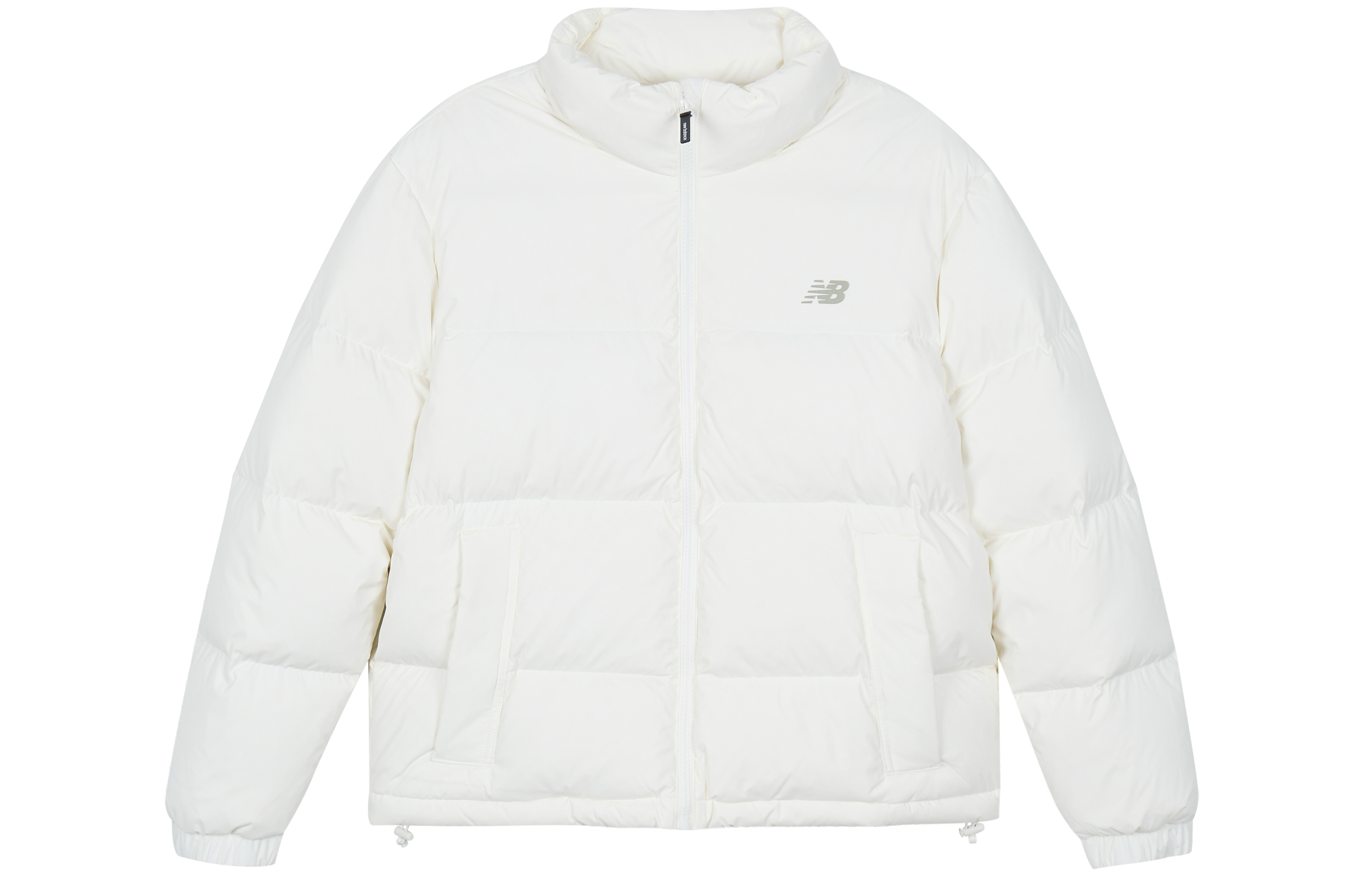 (Women) New Balance  White Puffer Down Jacket Casual Loose Fit. AWJ34303-CIC