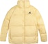Order (Women) New Balance Winter Yellow Puffer Jacket with Logo and Zipper High Collar. 5PB4U152-YL