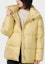Sizing (Women) New Balance Winter Yellow Puffer Jacket with Logo and Zipper High Collar. 5PB4U152-YL