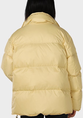 (Women) New Balance Winter Yellow Puffer Jacket with Logo and Zipper High Collar. 5PB4U152-YL Cheap (Women) New Balance Winter Yellow Puffer Jacket with Logo and Zipper High Collar. 5PB4U152-YL