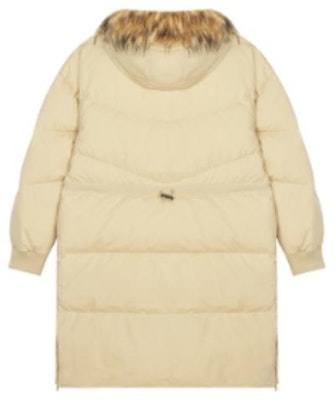 (W) Chaqueta Amarilla New Balance con Capucha de Piel y Logo. AWJ14354-PEB Lookbook (W) Chaqueta Amarilla New Balance con Capucha de Piel y Logo. AWJ14354-PEB