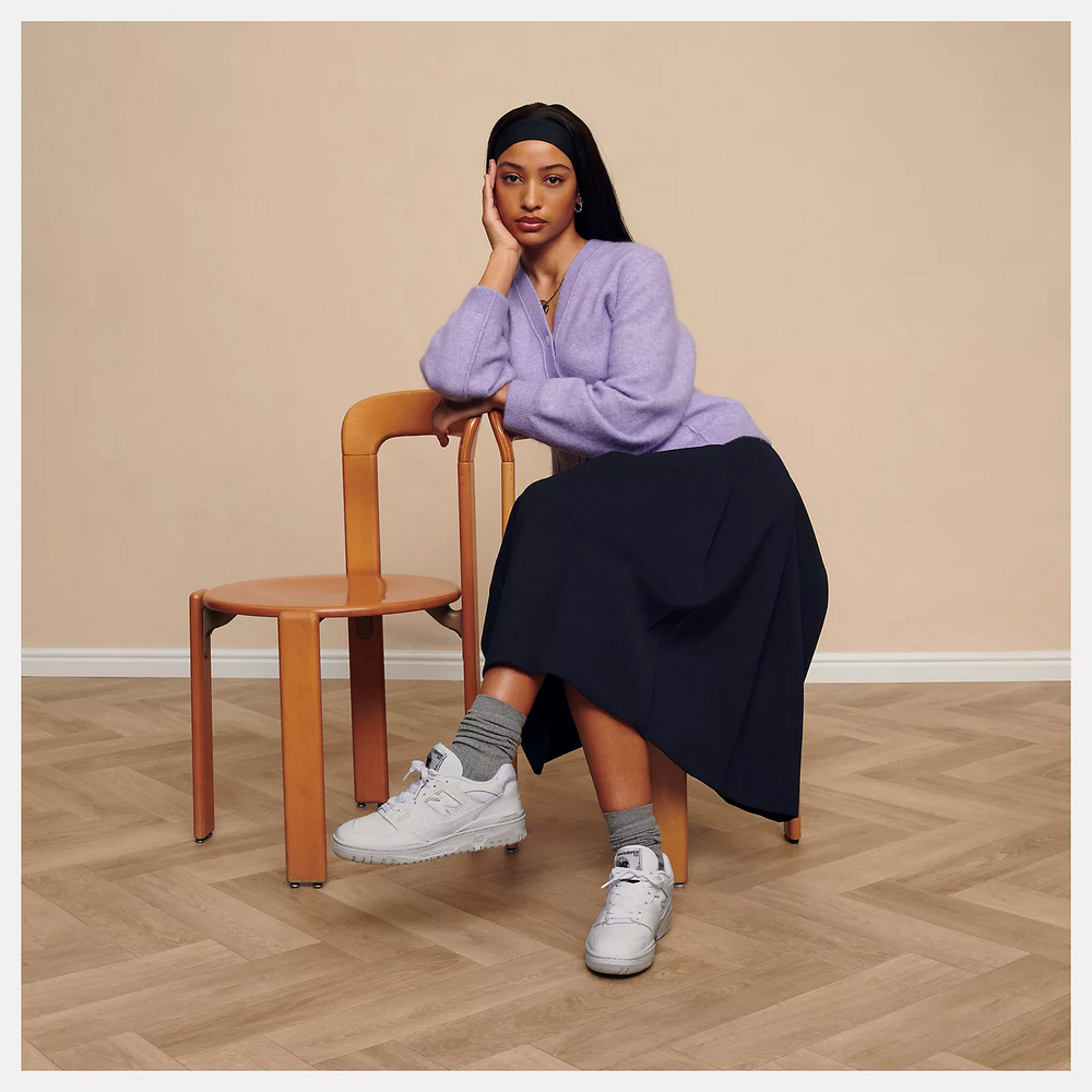 (W) NB BB550  Casual Shoes White White color 圖 2