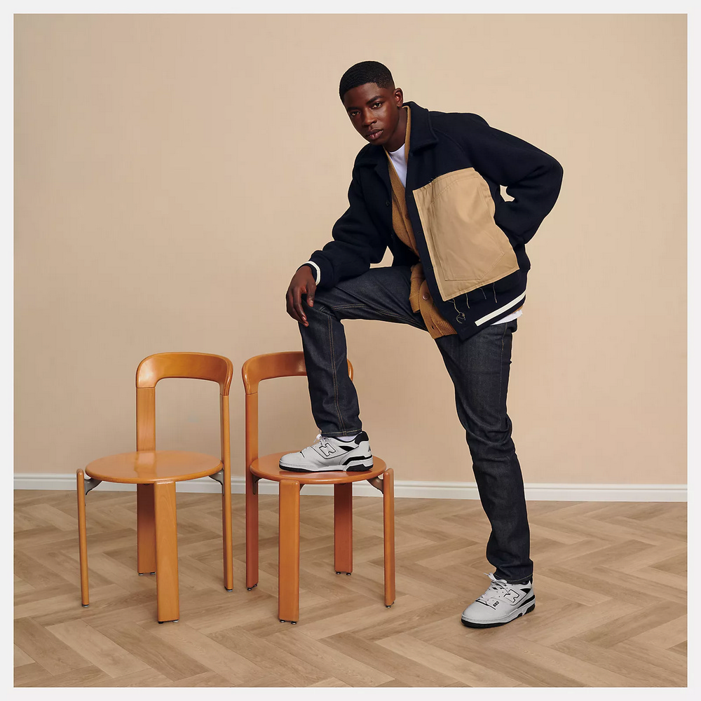 (W) NB BB550 Series  Casual Shoes White Black White color 圖 2